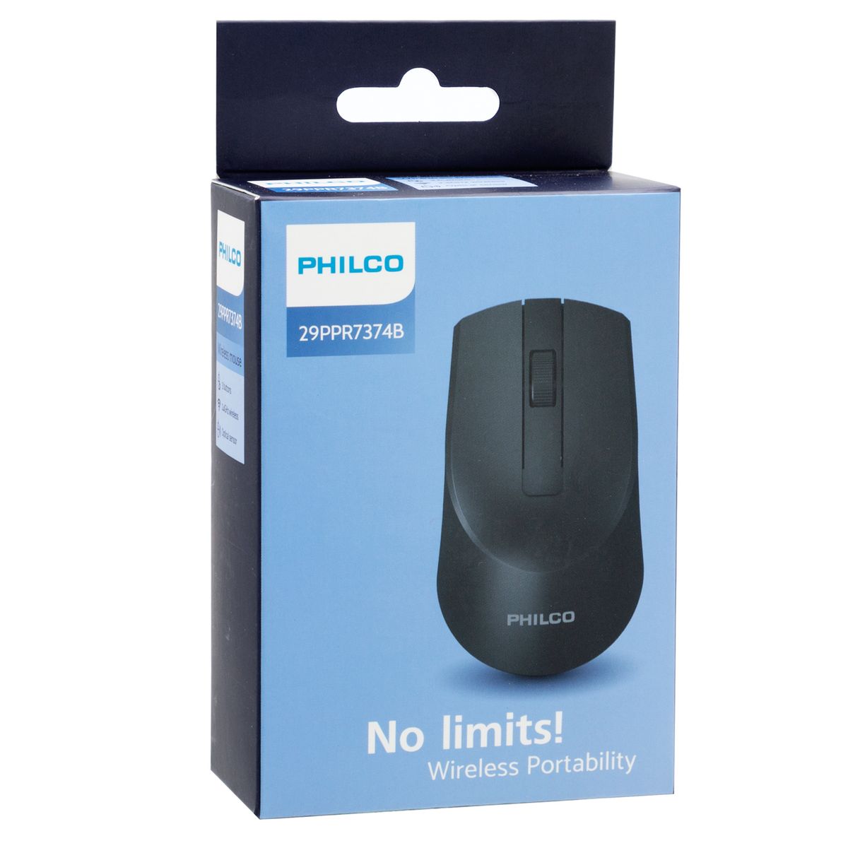 PHILCO - MOUSE INALAMBRICO PHILCO NEGRO 7374 / TECNOCENTER