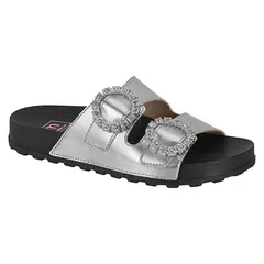 MOLECA - Sandalia Plana Plateado