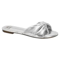 MOLECA - Sandalia Plana Plateado