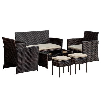 Imagen 2 del producto Juego De Living Terraza 6 Personas Dubai Con Cojines Impermeables