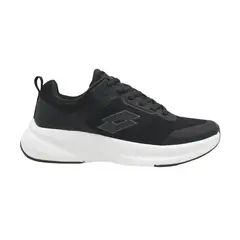 LOTTO - Zapatilla Running Mujer - Potenza Negro Blanco