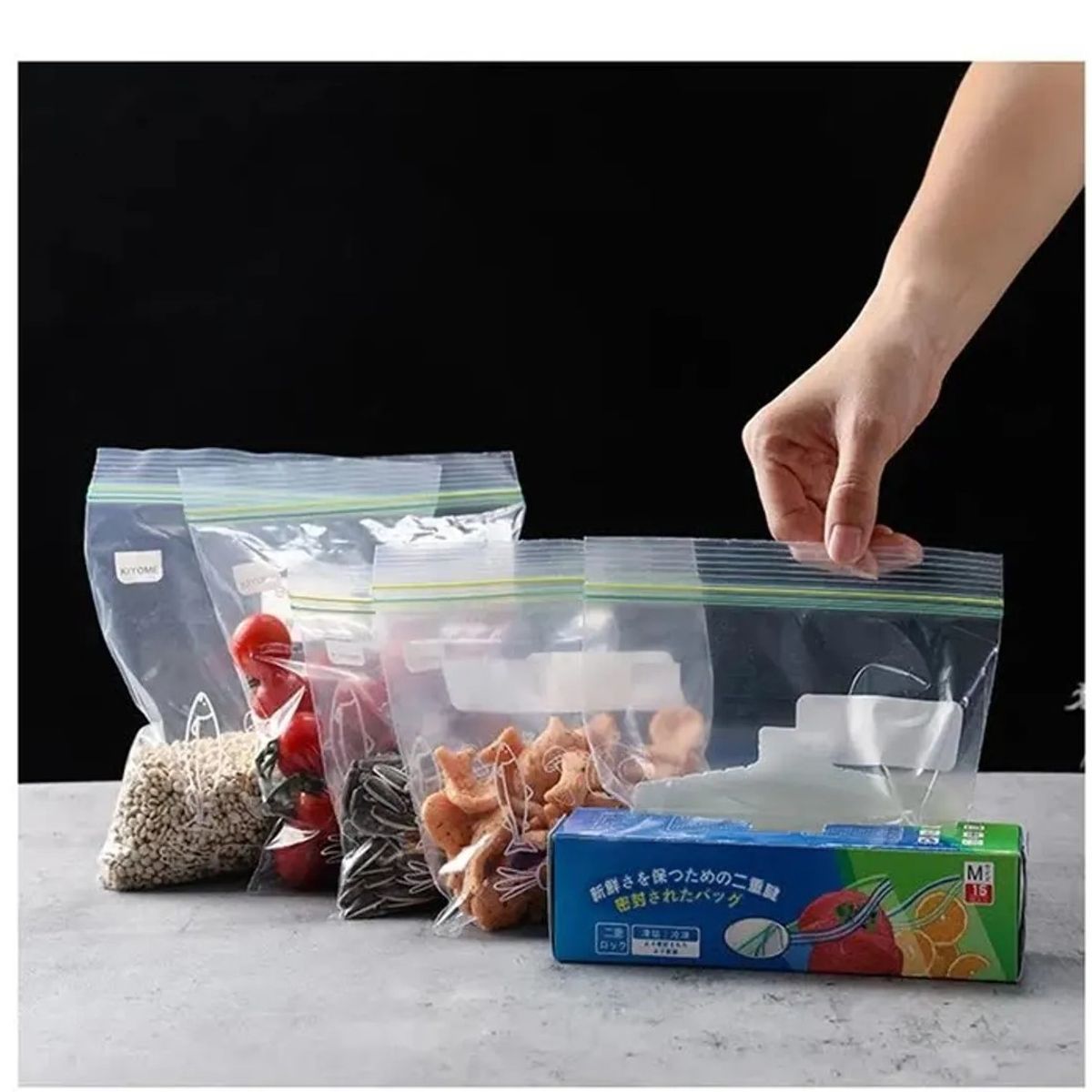 GENERICO - Bolsa Cierre Hermetico Reusable Cremallera Pequeña 18cm x 20xm