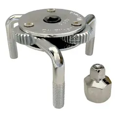 GENERICO - Llave Saca Filtro De Aceite Ajustable Tipo Araña Universal