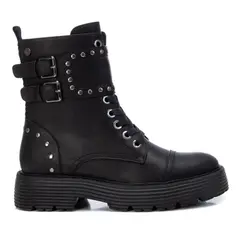 XTI - Botin Plano Negro