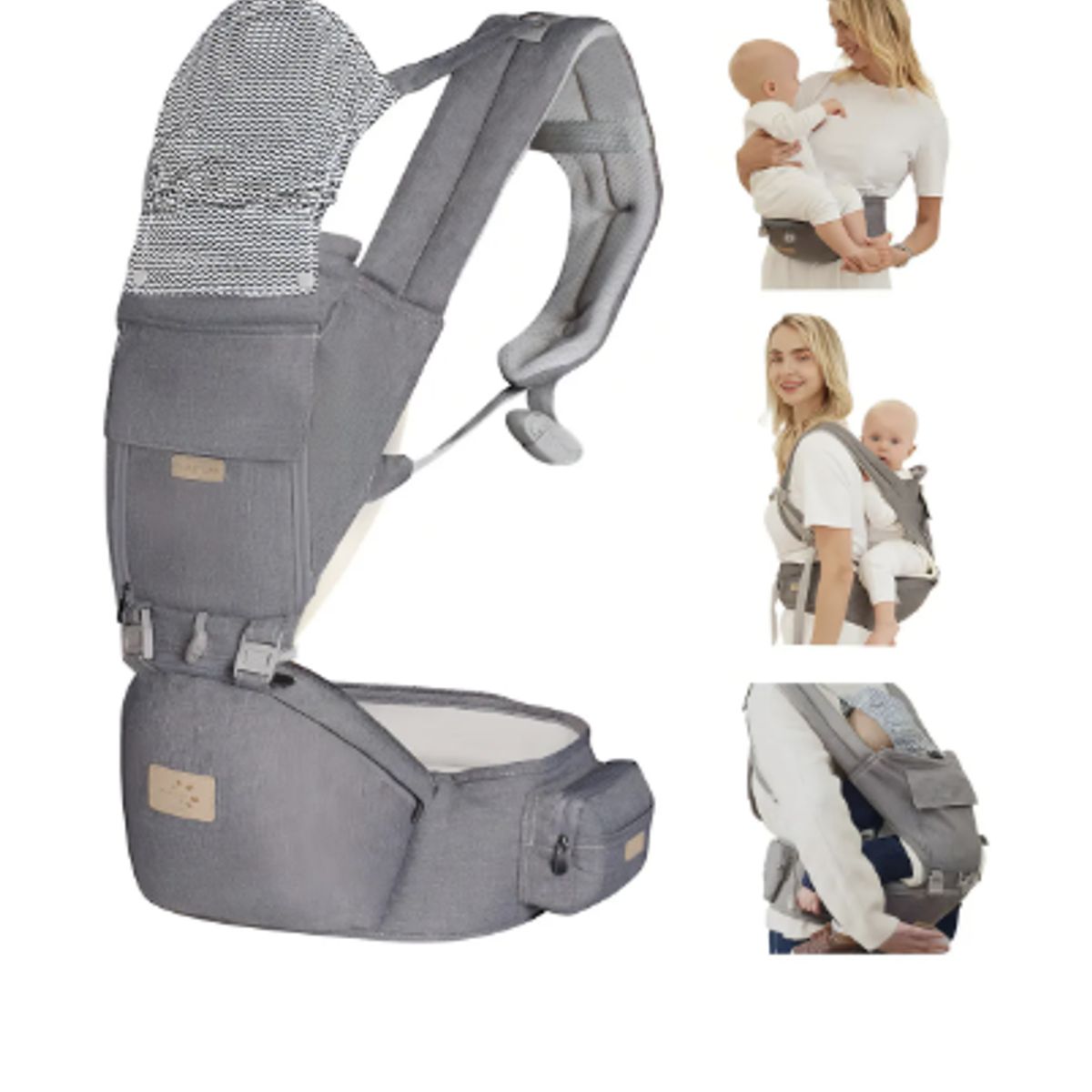 GENERICO - Portabebés Ergonómico  Malltradecl 6 en 1 con Asiento de Cadera