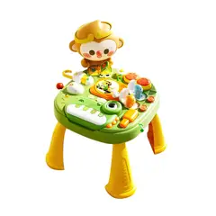 LUBABYCAS - Juguete Mesa De Actividades Musical Con Luces Volt