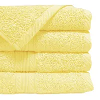 Toalla De Mano 45X90 Cm 500G Amarillo