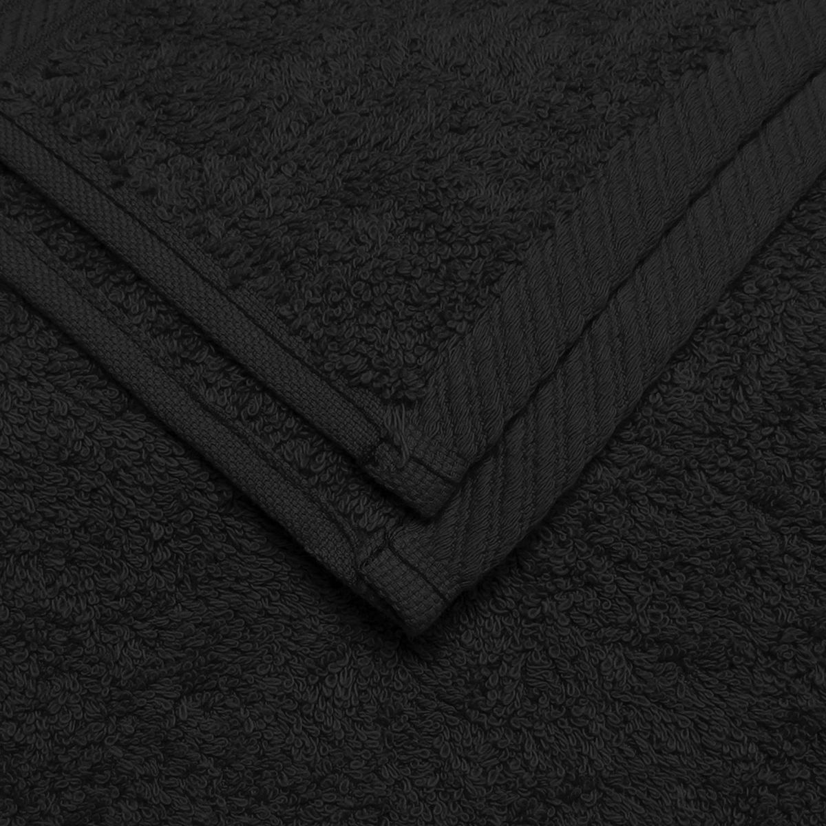 LOURDES - Toalla Mano 45X90 500G Negro Lourdes