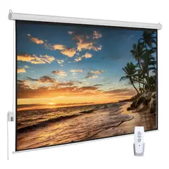 GENERICO - Telon Electrico 2 Ancho X 1,83 Alto 2control Remoto Firme