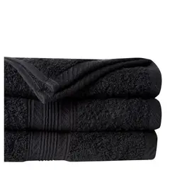 LOURDES - Toallon 90X150 500G Negro