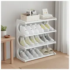 IRM - Zapatero Organizador de zapatos Repisa Rack Color blanco
