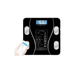 GENERICO - Balanza Pesa Digital Bluetooth Inteligente App Smart Negro