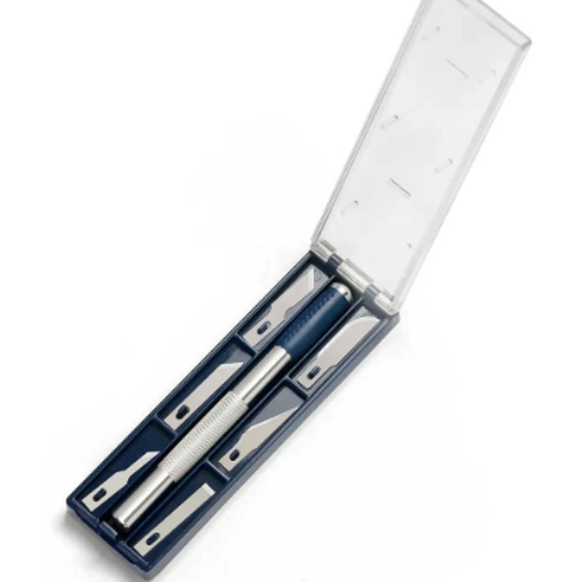 GENERICO - Cutter Cuchillo De Precisión 6 Hojillas Intercambiables