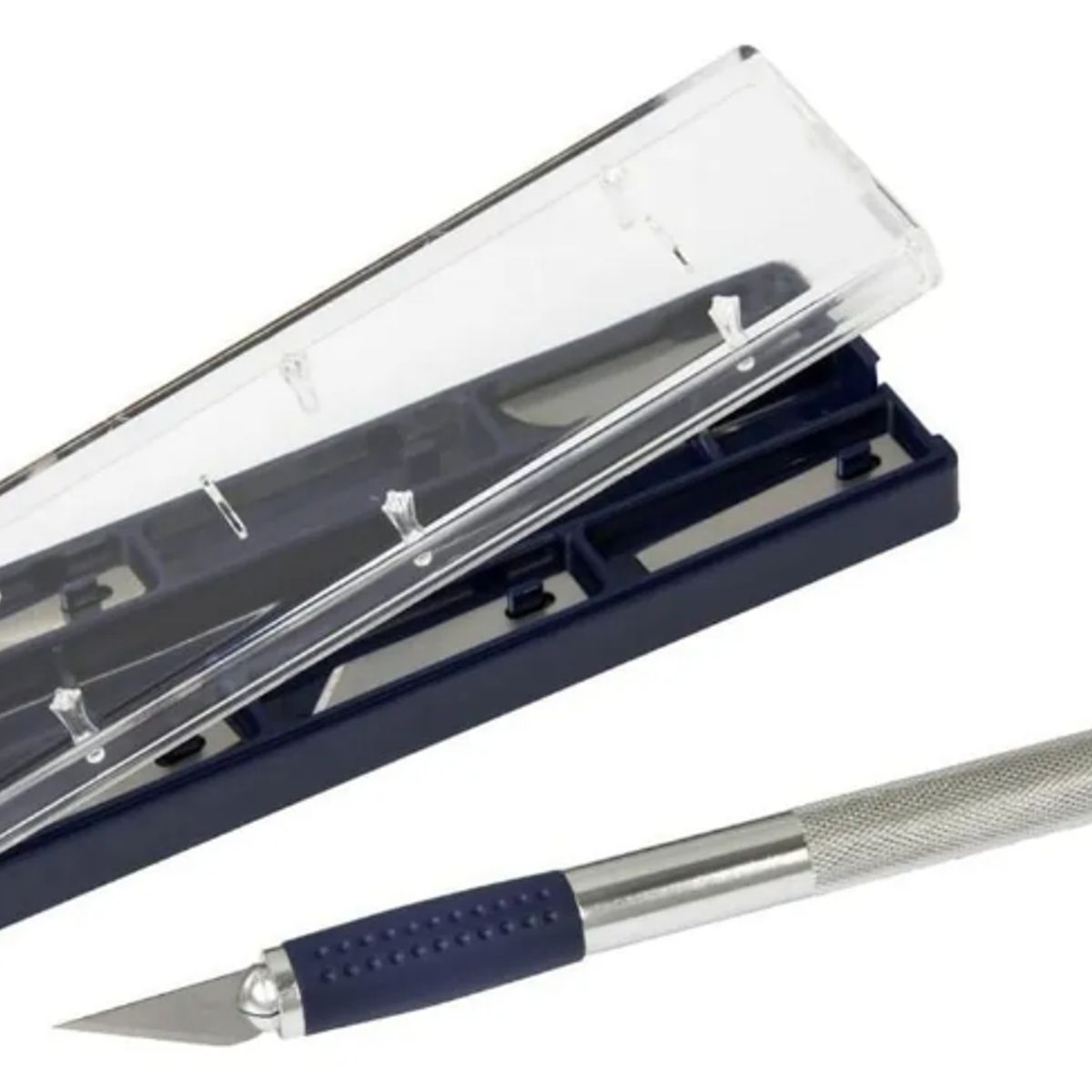 GENERICO - Cutter Cuchillo De Precisión 6 Hojillas Intercambiables