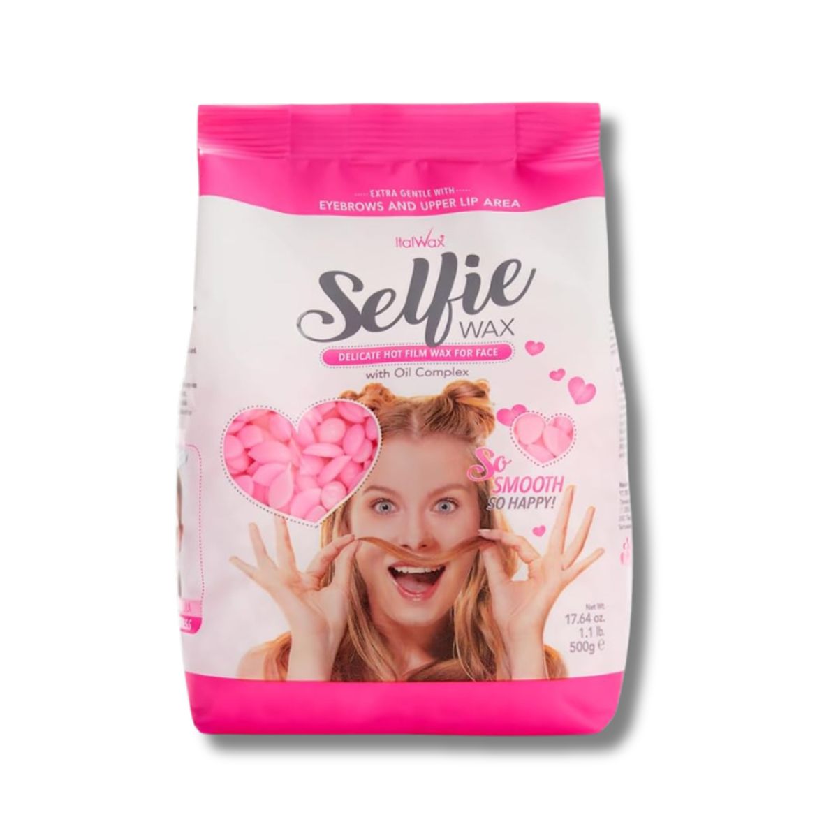 ITALWAX - Cera Selfie Italwax  Cera Elástica Facial con Aceites Esenciales 500g