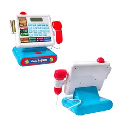 DBLUE - Juguete Caja Registradora Luz Sonido Y Accesorios DBG1610