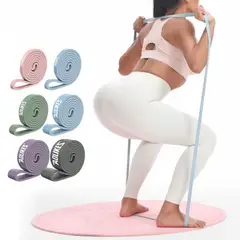 AOLIKES - Set 6 Bandas Elásticas Látex Natural Entrenamiento Fitness