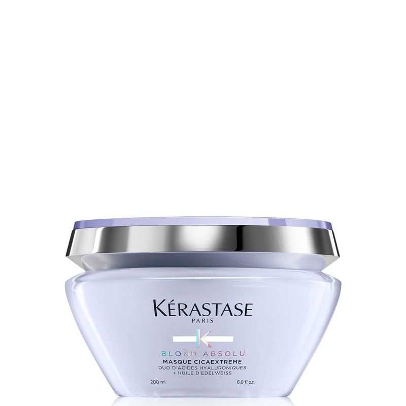 KERASTASE - Máscara Reparación Profunda Cabello Rubio O Decolorado Masque Cicaextreme Blond Absolu 200ml Kerastase