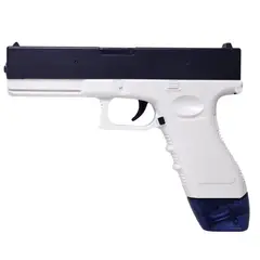 DBLUE - Juguete Pistola de Agua Eléctrica Recargable Presión DBG1653 Azul