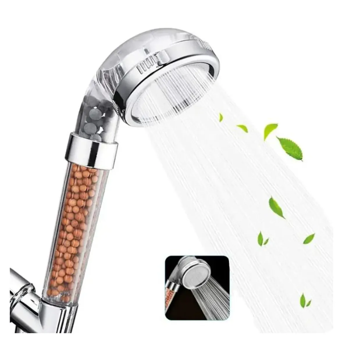 GENERICO - Eco Ducha Spa Cabezal Para Ducha Telefono Mango Filtrador
