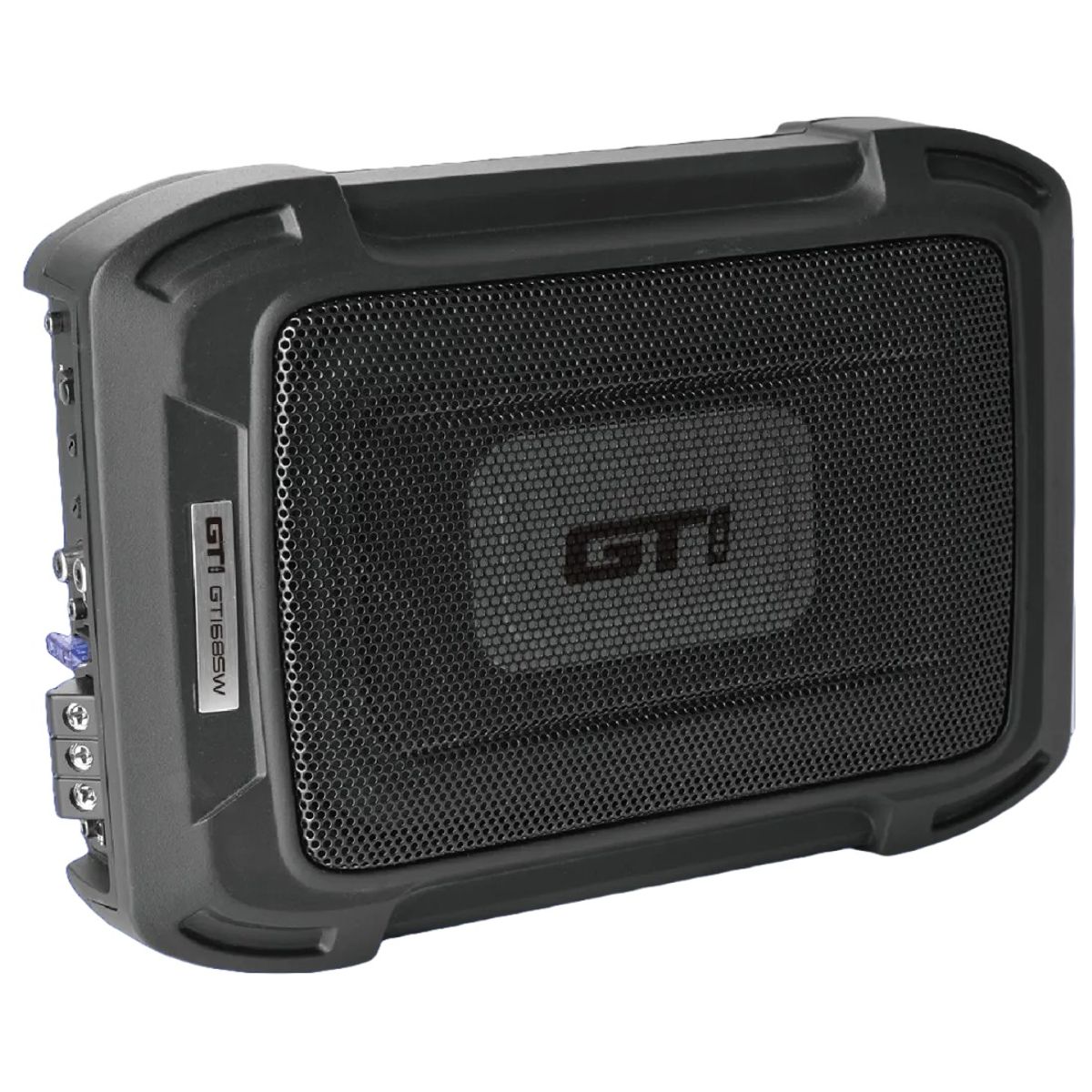 GTI - Subwoofer Auto GTI  Amplificado Compacto 6X8 Pulgadas