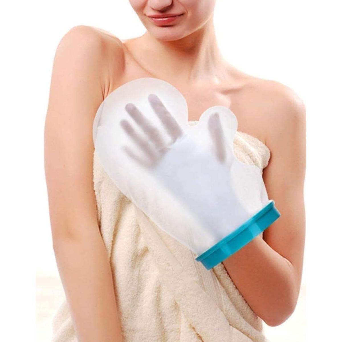 GENERICO - Protector Bolsa impermeable Yeso Vendaje Heridas Reutilizable Funda Impermeable Yeso Mano
