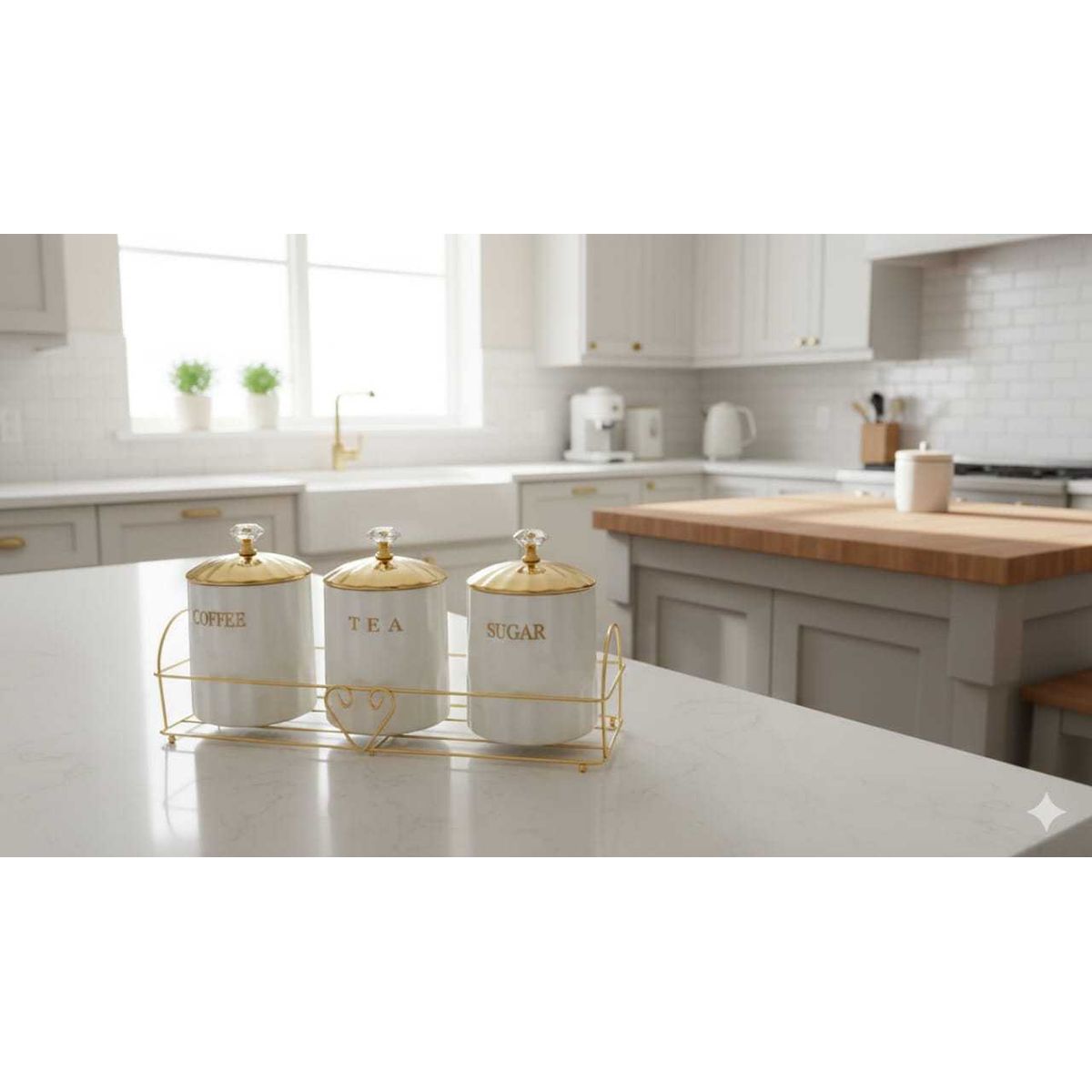 GENERICO - Set de 3 recipientes hermeticos Blanco