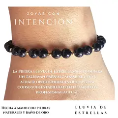 GENERICO - Pulsera con piedra lluvia de estrellas