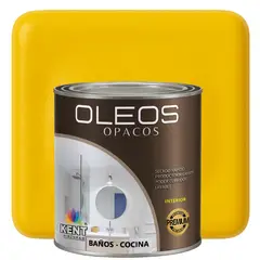 KENT - OLEO OPACO MULTISUPERFICIES - PREMIUM - CUARTO GALON AMARILLO ORO