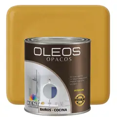 KENT - OLEO OPACO MULTISUPERFICIES - PREMIUM - CUARTO GALON AMARILLO SIENA