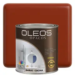 KENT - OLEO OPACO MULTISUPERFICIES - PREMIUM - CUARTO GALON ROJO ÓXIDO