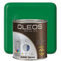 KENT - OLEO OPACO MULTISUPERFICIES - PREMIUM - CUARTO GALON VERDE ESMERALDA