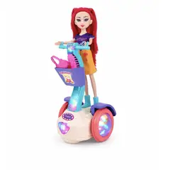 GENERICO - Muñeca Mira Guerrera Kpop Con Scooter Luz Y Musica Accesorio