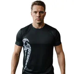VENUM - Polera Giant Camo Hombre Entrenamiento Boxeo y MMA M