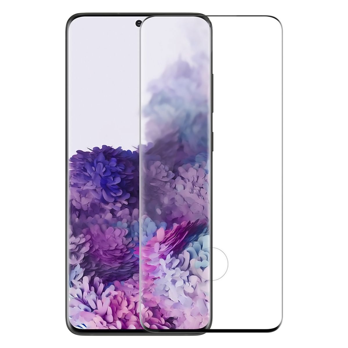 BELKRA - Mica Vidrio Para Samsung Galaxy S20 Plus Lamina Curva
