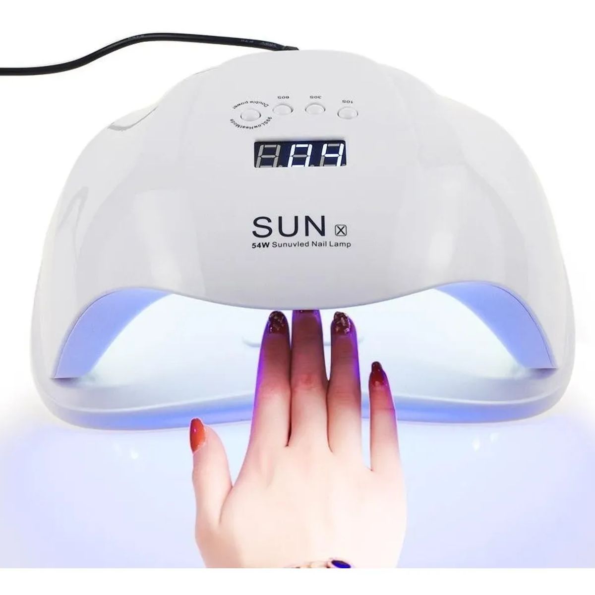 NO LOGO - Lampara Led Uv Sun X 54w Esmalte Permanente Uñas