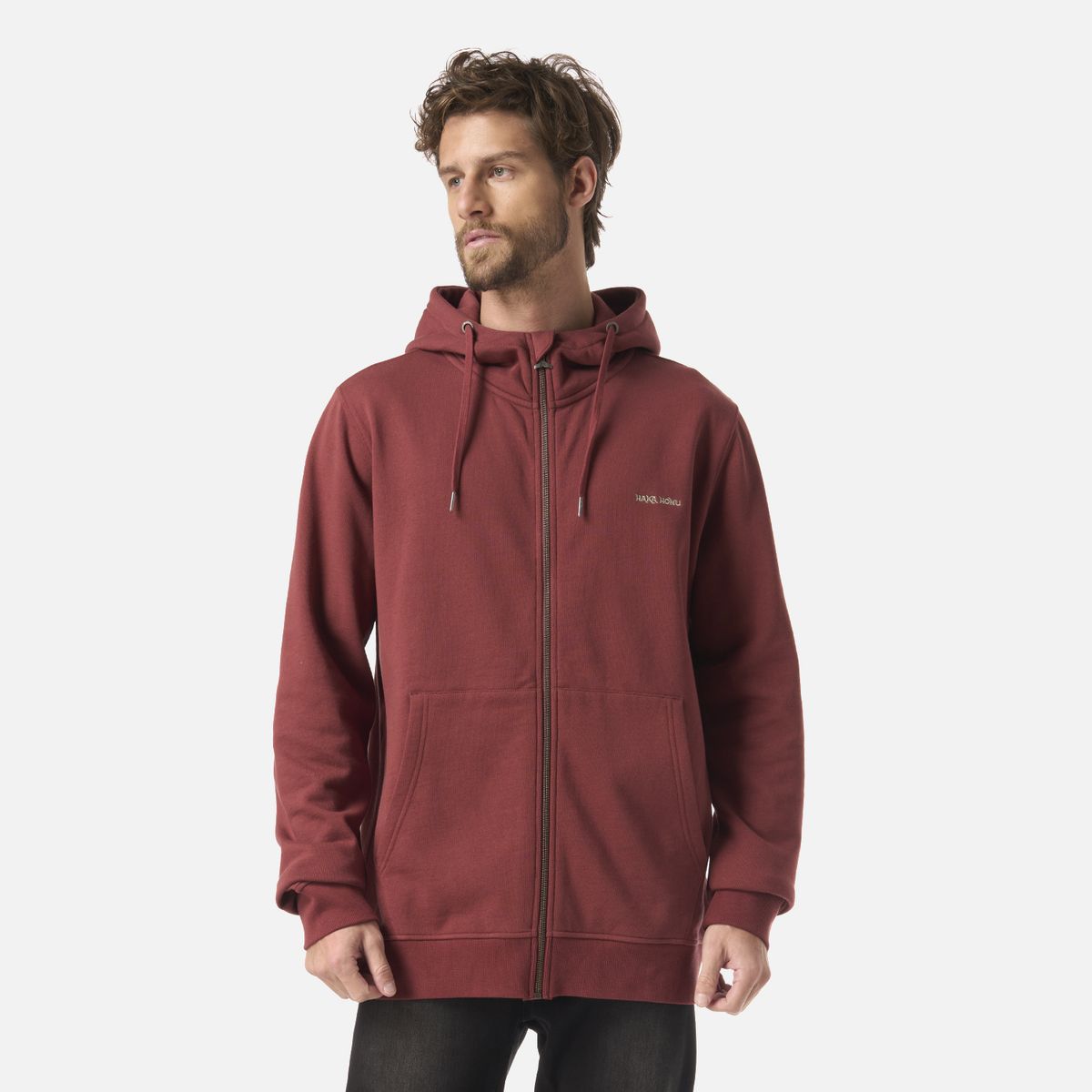 HAKA HONU - Polerón Hombre Ninja Vino Haka Honu