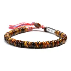 GENERICO - Pulsera De Ojo De Tigre Budista Tibetana Hombre Mujer