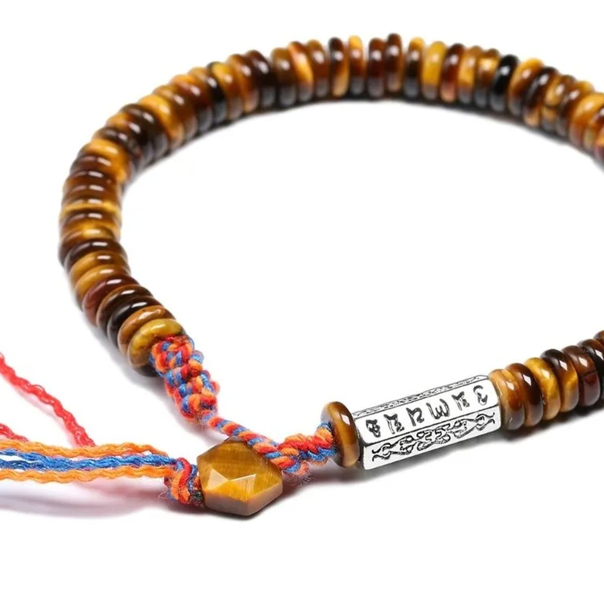 GENERICO - Pulsera De Ojo De Tigre Budista Tibetana Hombre Mujer