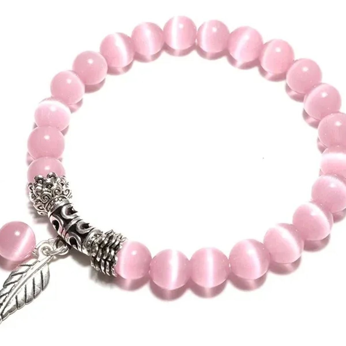 GENERICO - Pulsera De Opalo Y Hoja Dama Mujer