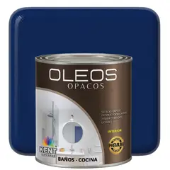 KENT - OLEO OPACO MULTISUPERFICIES - PREMIUM - OCTAVO GALON AZUL COBALTO