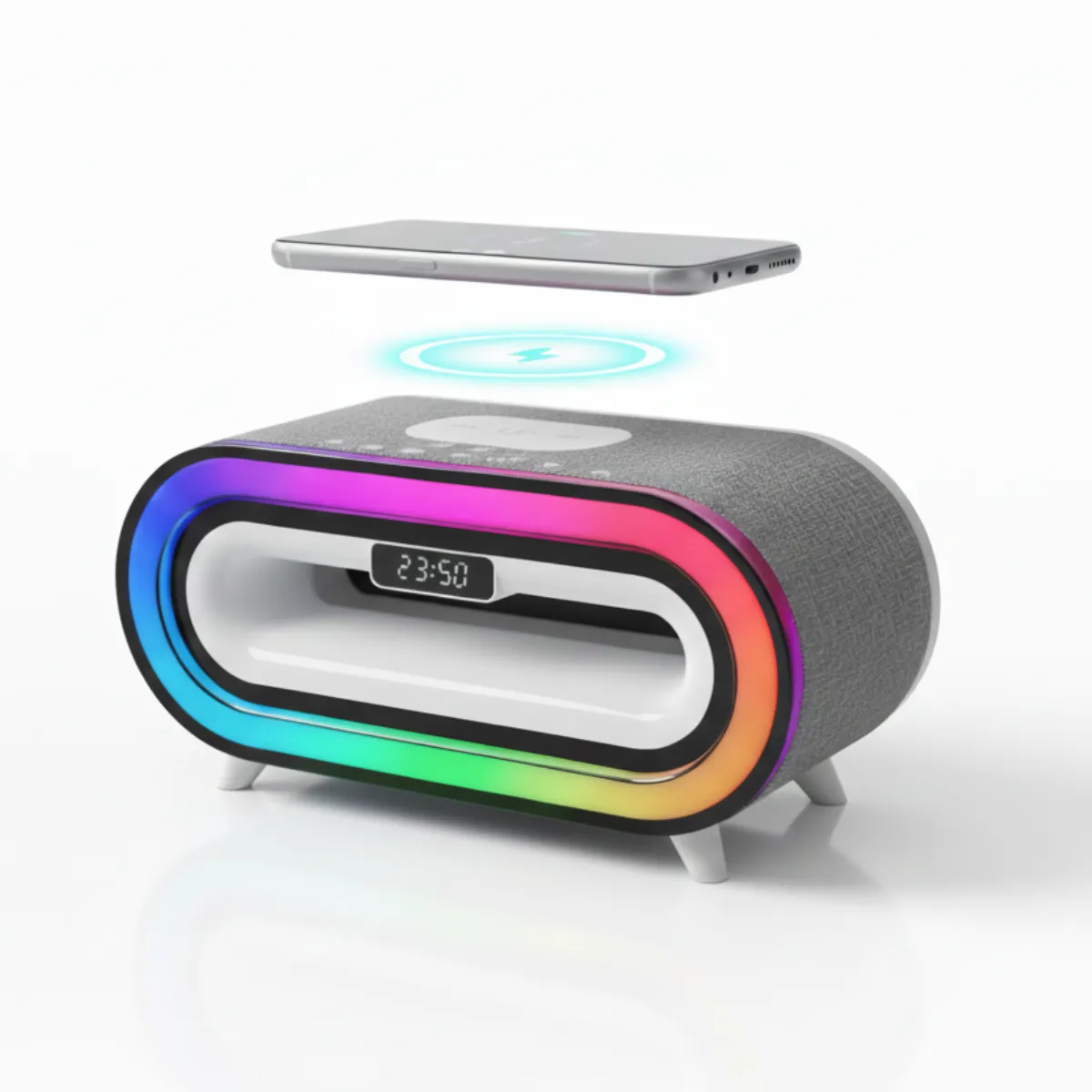 GENERICO - Parlante Bluetooth Con Carga Inalámbrica