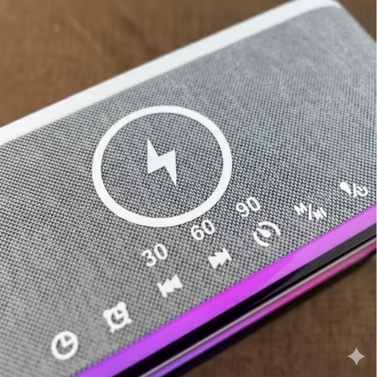 GENERICO - Parlante Bluetooth Con Carga Inalámbrica