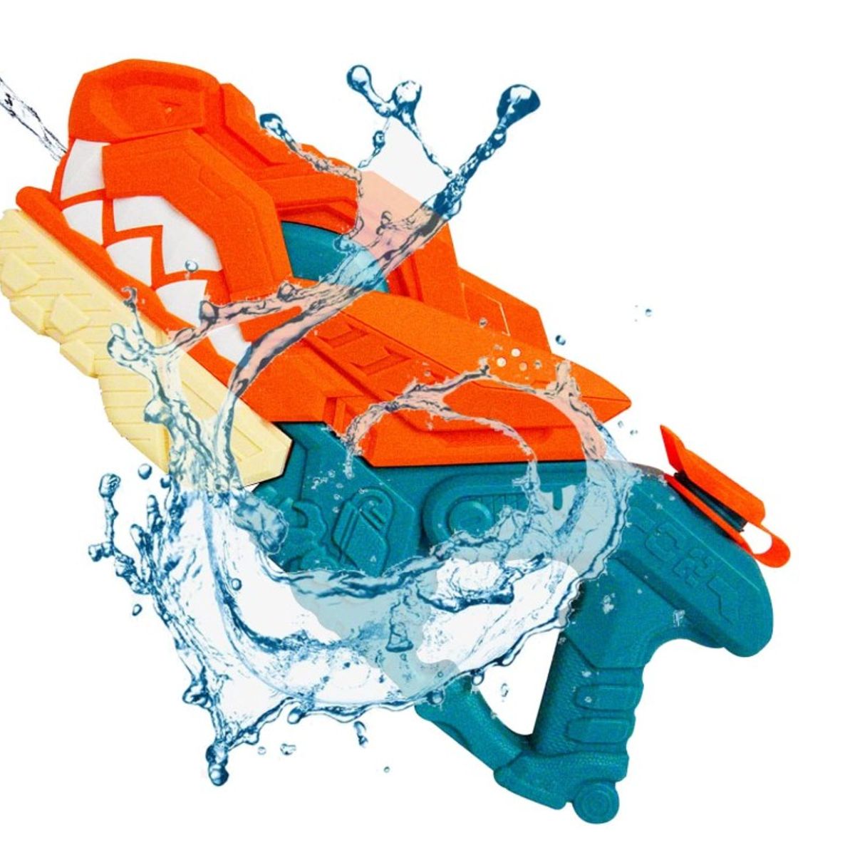 GENERICO - Pistola de agua de dinosaurio para niños, pistolas de agua de 1000 CC de 35 pies de largo alcance