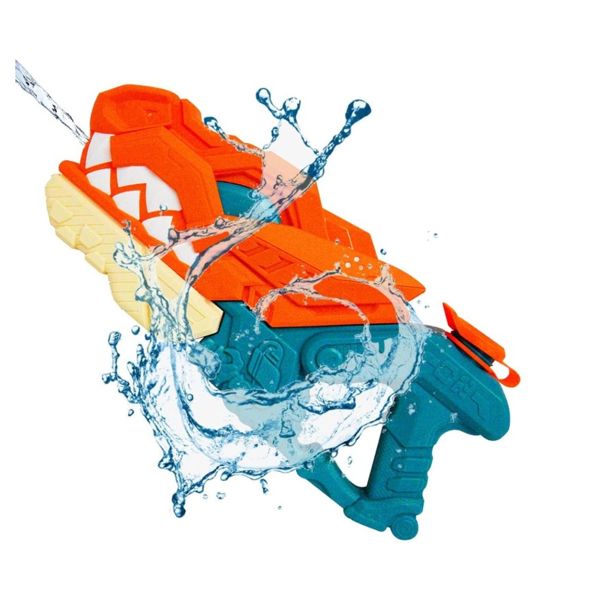 GENERICO - Pistola de agua de dinosaurio para niños, pistolas de agua de 1000 CC de 35 pies de largo alcance