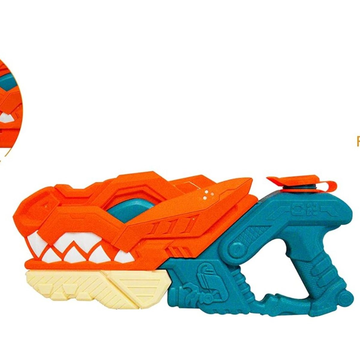 GENERICO - Pistola de agua de dinosaurio para niños, pistolas de agua de 1000 CC de 35 pies de largo alcance