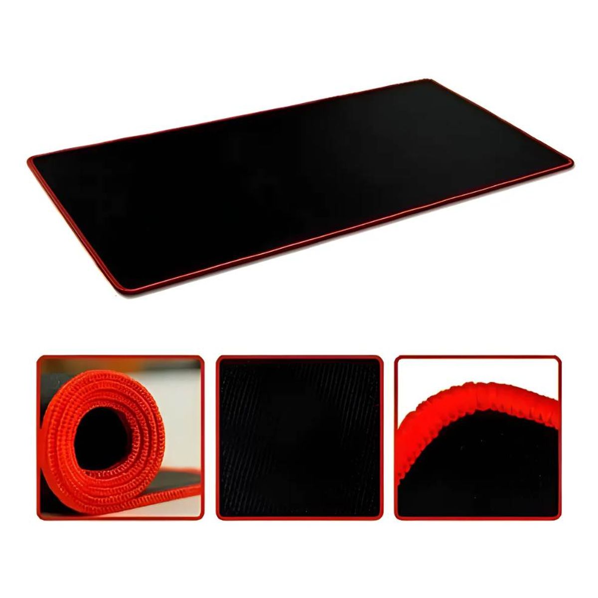 GENERICO - Mouse Pad Gamer Grande 80cm X 30cm Negro