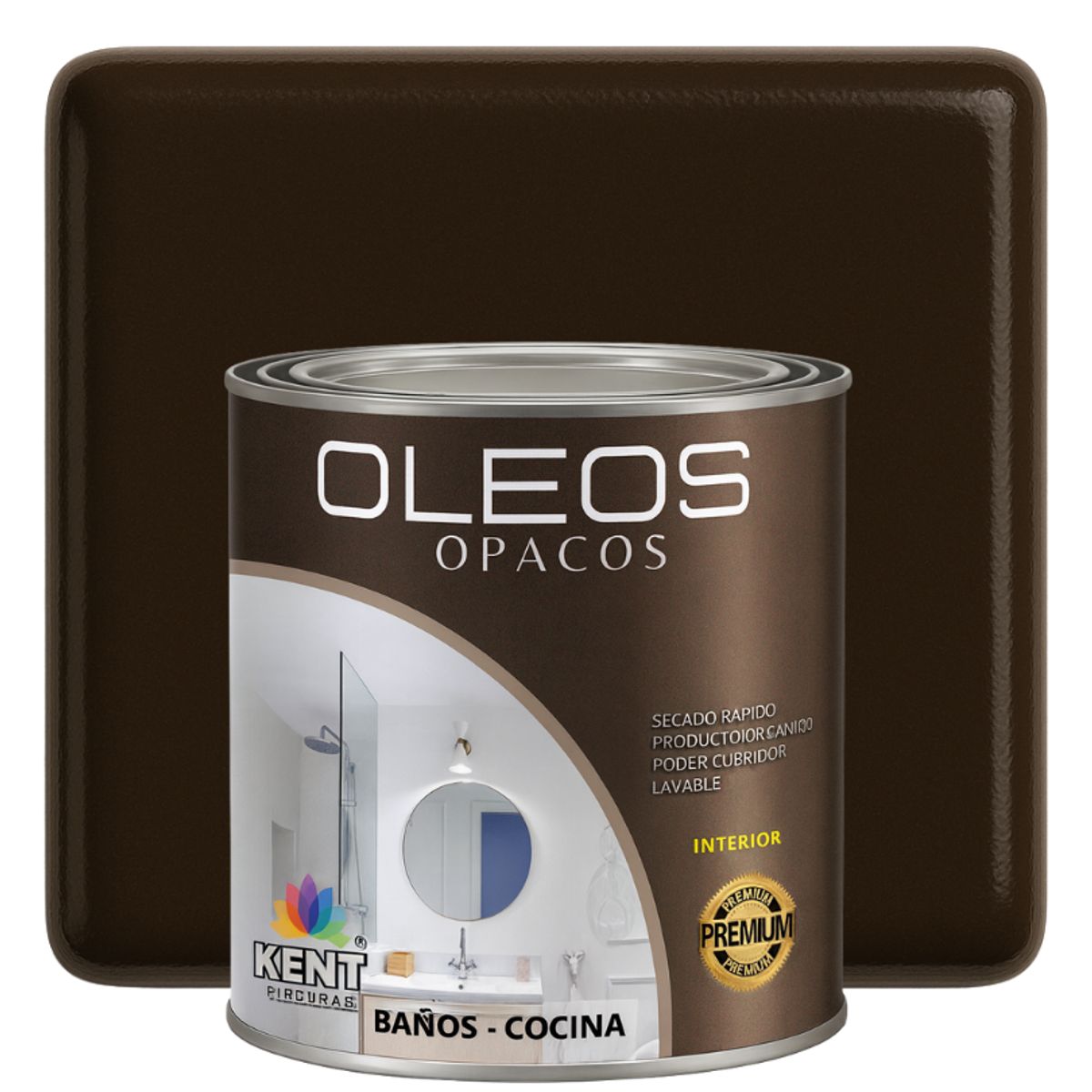 KENT - OLEO OPACO MULTISUPERFICIES - PREMIUM - OCTAVO GALON WENGUÉ URBANO