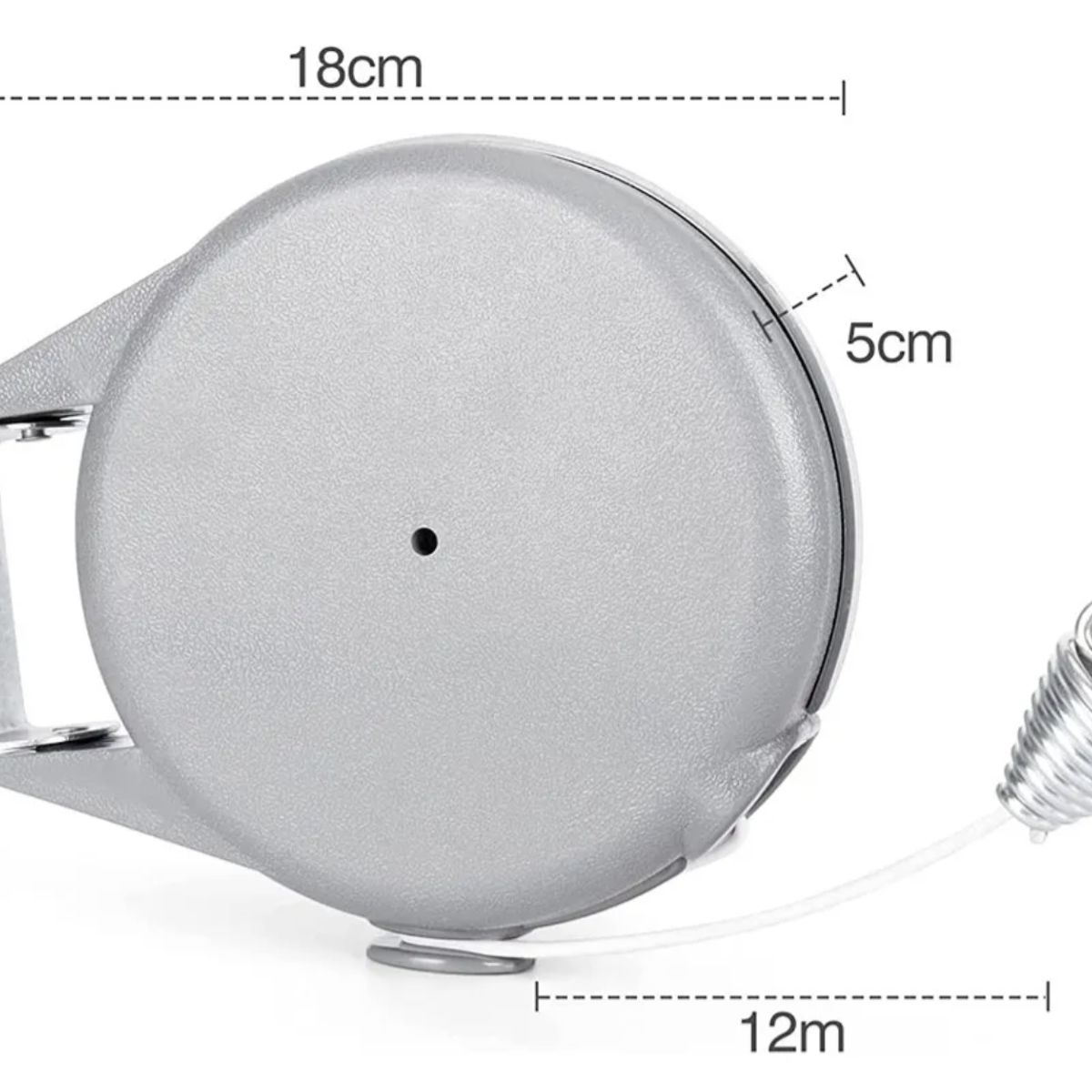 MOMO - Tendedero Retractil Colgador Acero Inoxidable Ropa