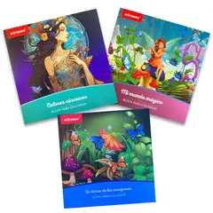 MOTARRO - Libro - Block para colorear - Pack de 3 unidades